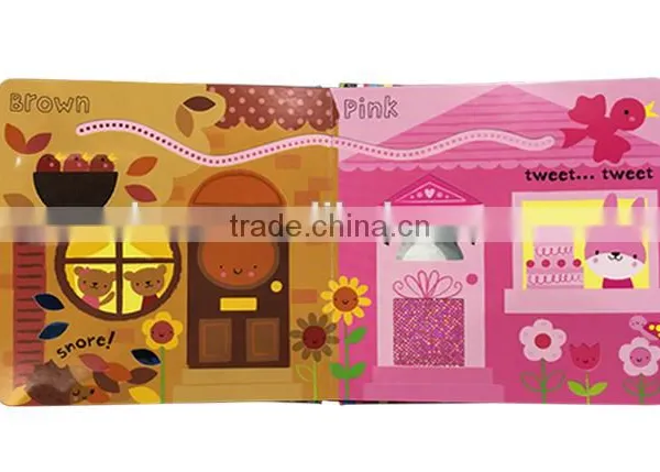 Children Touching and Feeling Book 4C/4C Card Book Customizable Education Book photo-4