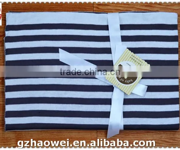 Stripe Style Knit Baby Blanket photo-5