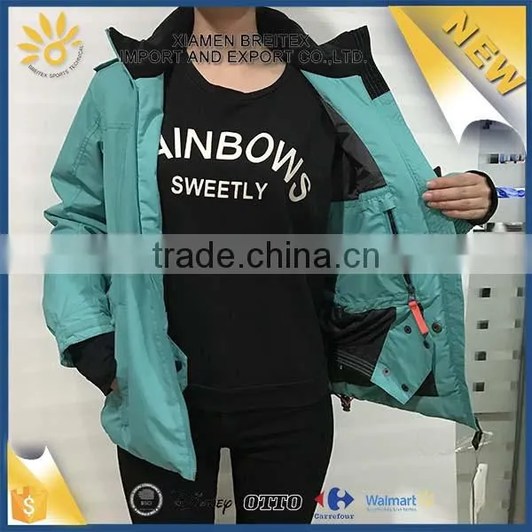 Fashion Design Custom Colorful Winter Lady Ski Jacket Waterproof photo-5