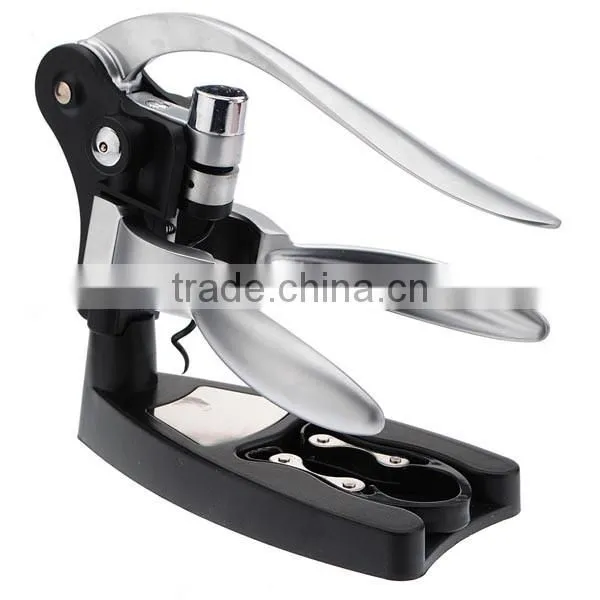 Rabbit Shape Red Wine Opener Tool Kit Cork Bottle Tire Corkscrew Collar Pourer Gift Set With Bo Wine Accessory photo-2