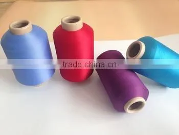 50D/24F Semi Dull Taffeta Polyester Fiber for Label photo-2