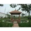 Exterior WPC Gazebo Pavilion Construction Material Waterproof