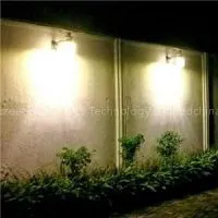 9W yellow garden light All-in-One Solar Street Light for Outdoor Lighting Solar Moon Light