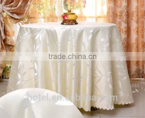 Polyester Jacquard Fabric Dinning Table Cloths for Hotel