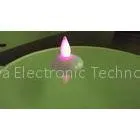HIPS Plastic Water Floating Led Candles With Flashing Colors