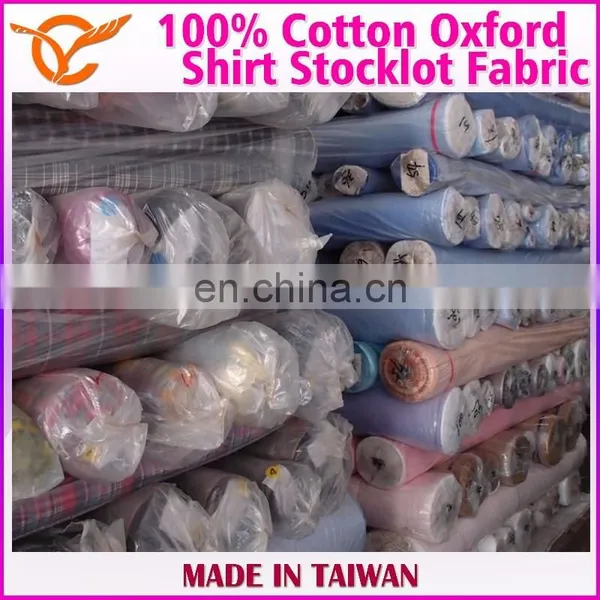 Taiwan Online Shopping Piece Dyed Oxford Stocklot Fabric photo-3