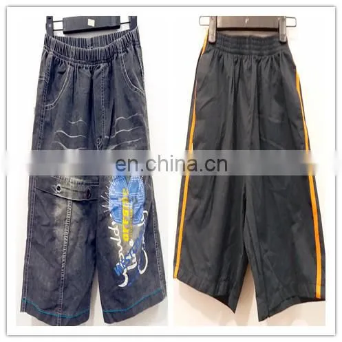 Second Hand Clothes Grade Cream and Kids Slacks Pants photo-2