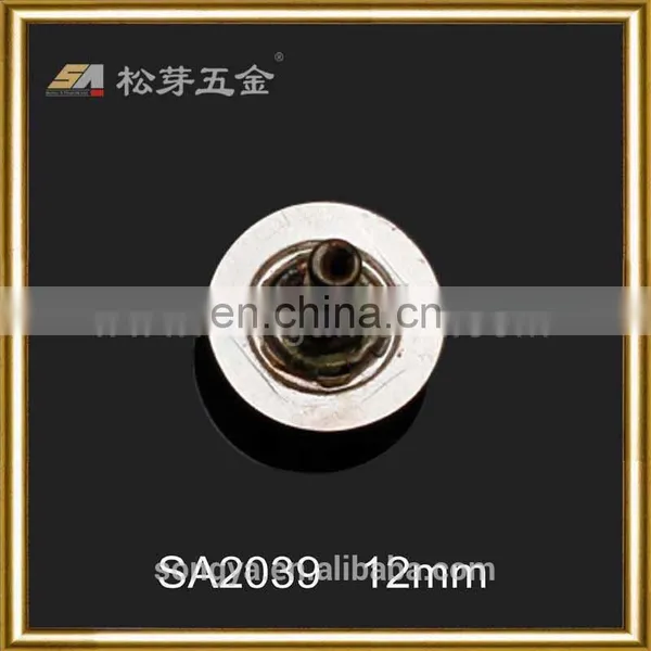 Custom Glossy Finished Rivets And Studs, Nickle Color Plated Rivets For Leather Buckle photo-2