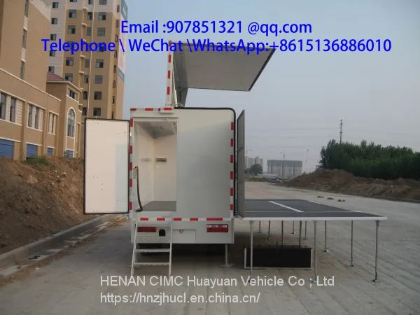 4.2M P5 Screen Led Mobile Stage Truck for Roadshow photo-4