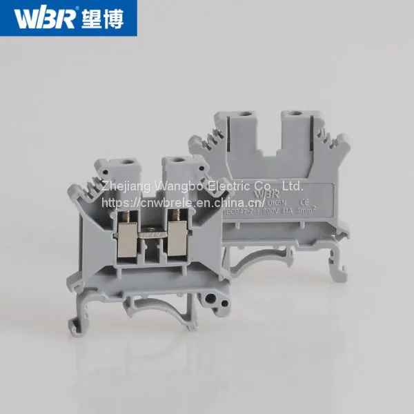 DIN Rail Terminal Blocks Threaded Current TerminalUK6N Screw Connector photo-4