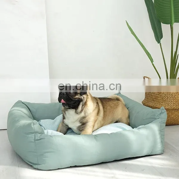 Warming Dog Beds,Rectangle Washable Pet Bed With Breathable Fabric Luxury Sleeping Bed photo-2