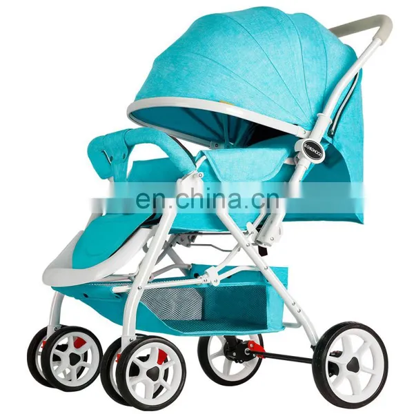 Adjustable Large Awning Baby Cart/ Baby Buggy With Dinner Plate photo-3