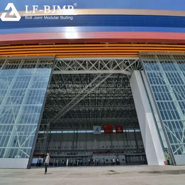 LF Steel Structure Space Frame Roof Shed Steel Frame Aircraft Hangar photo-3