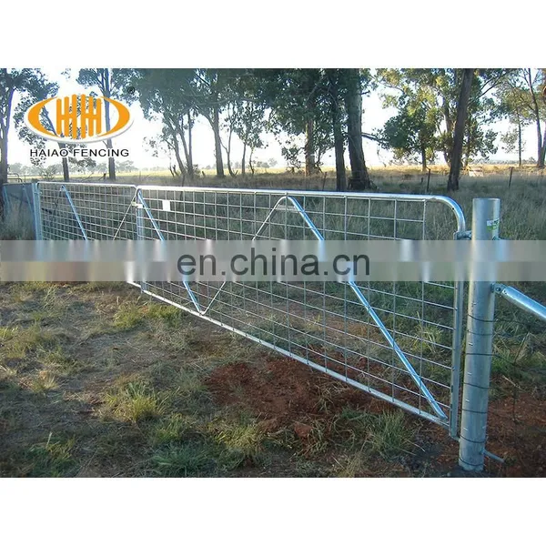 Factory Supply Customized Galvanized Farm Steel Gate
