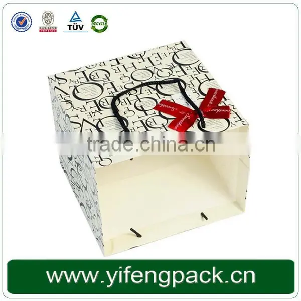 Guangzhou Manufacturer Custom Bottom Block Shopping Paper Bag for Shoppers photo-5