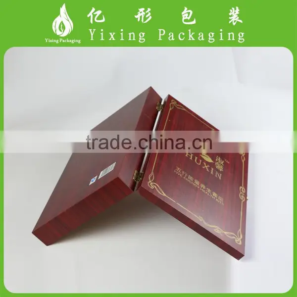 wholesale yellow metal hinged cufflinks gift box
