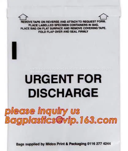Medical Grade Laboratory Specimen Bag, Insulated Medical Bag/sterile Biohazard Specimen Envelope/laboratory Specimen Bag photo-3