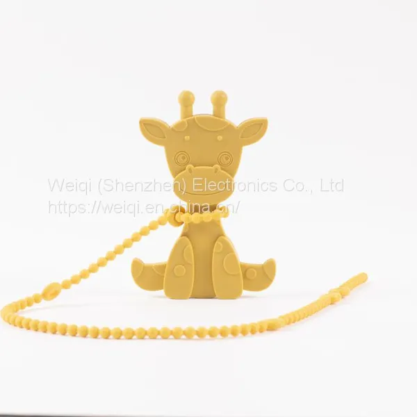 Animal Giraffe Baby Teether Baby Toys Food Grade Silicone BPA Free photo-4
