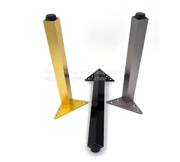 TV Cabinet Aluminum Alloy Feet, Sofa Adjustable Chair Legs photo-5
