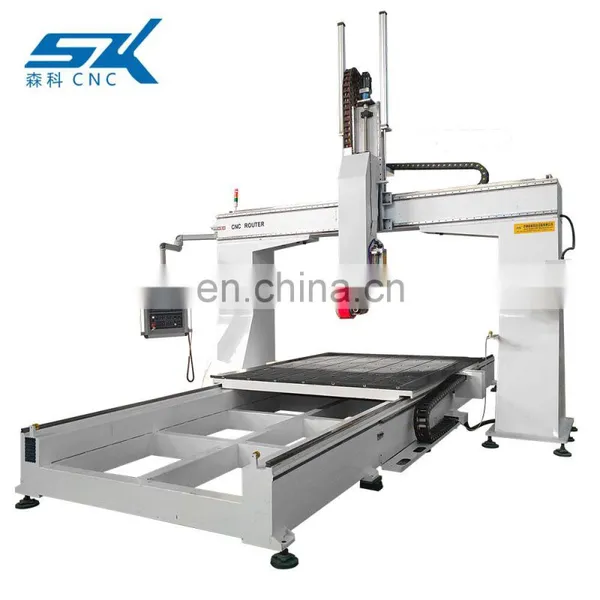 Wood Mould and Carving Woodworking CNC Router Machine 5 Axis 360 Degree Swing Wood Milling Machine photo-2
