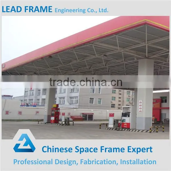 Steel Space Frame Petrol Station Construction photo-4