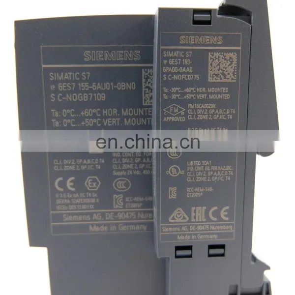 Hot sale Siemens plc programmable controller module original new SIMATIC ET 200SP 6ES7155-6AA01-0BN0