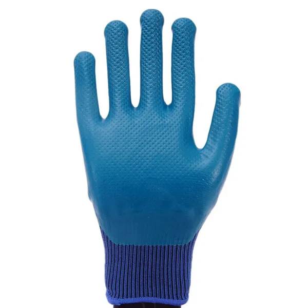 13g Polyester Liner Latex Honeycomb Dipped Gloves photo-3