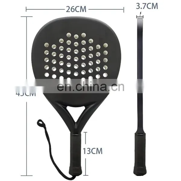 Custom DIY Logo Padel Racket Carbon Fiber 3K 12K 18K Soft EVA Professional Customized Padel Racket photo-4