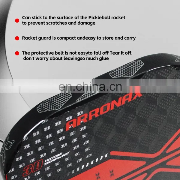 Arronax Pack of 3 Pickleball Paddle Edge Tape Racquet Anti-scratch PVC Pickleball Paddle Edge Guard photo-2