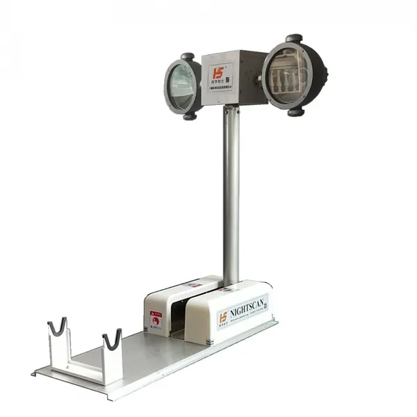Fire Truck Roof Mounted Telescopic Mast Lighting System - 6M Height