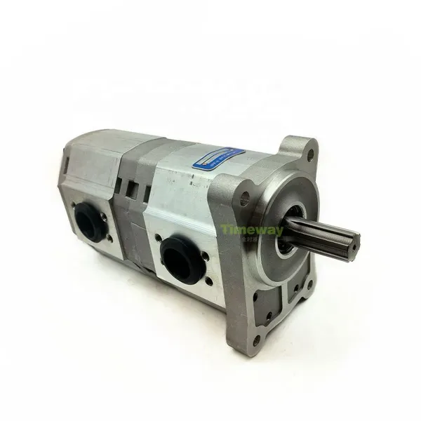 TIMEWAY Hydraulic Tandem Gear Pump CBQLQB-F532-F532-CFH Double Gear Oil Pump CBQLQB Series Spline Shaft 6Teeth photo-5