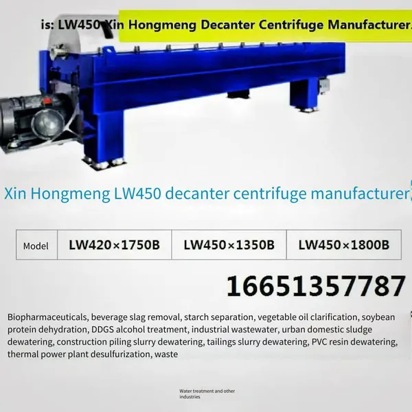 Order New Equipment for Horizontal Screw Centrifuge for Coal Mines With Fujian Gypsum Slurry