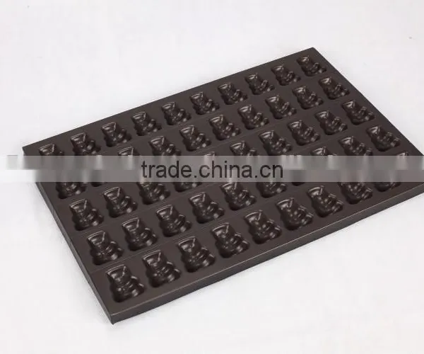 Customized FDA,LFGB,SGS Certification Non-stick Teflon Coating Aluminum Flat Baking Pudding Cake Tray photo-4