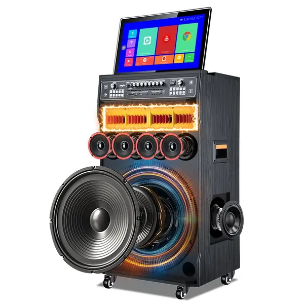 18-inch Subwoofer Outdoor Entertainment Party Speaker With Projector photo-3