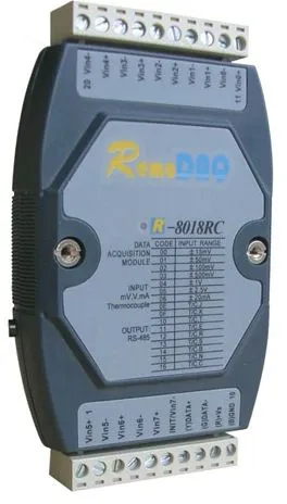 Gemotech R-8018RC 8-channel Analog Input/Thermocouple Input Module