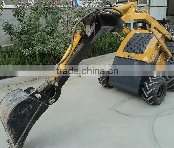 MINI Wheel Loader Mini Loader Multifunctional Small Loader for Sale photo-3