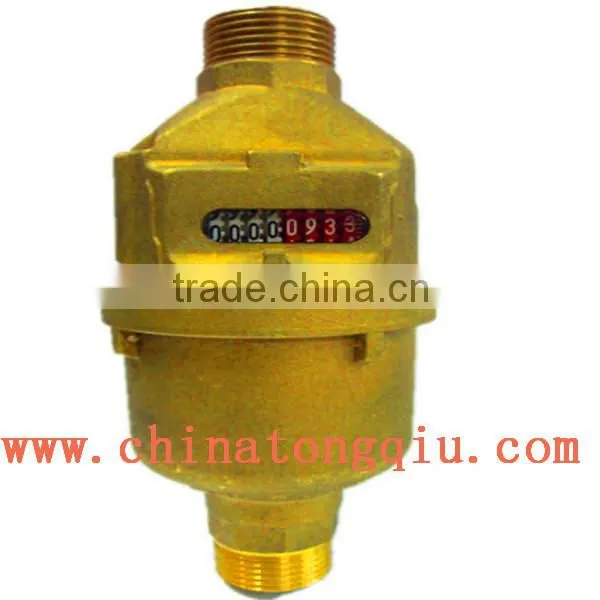 Volumetric Rotary Piston Brass Body Class C Water Meter LXH-20A