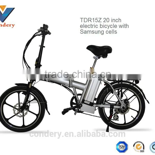 36V 12 Inch 250W Electric Folding Bicycle Electric Bike China EN15194 EN14764 photo-2