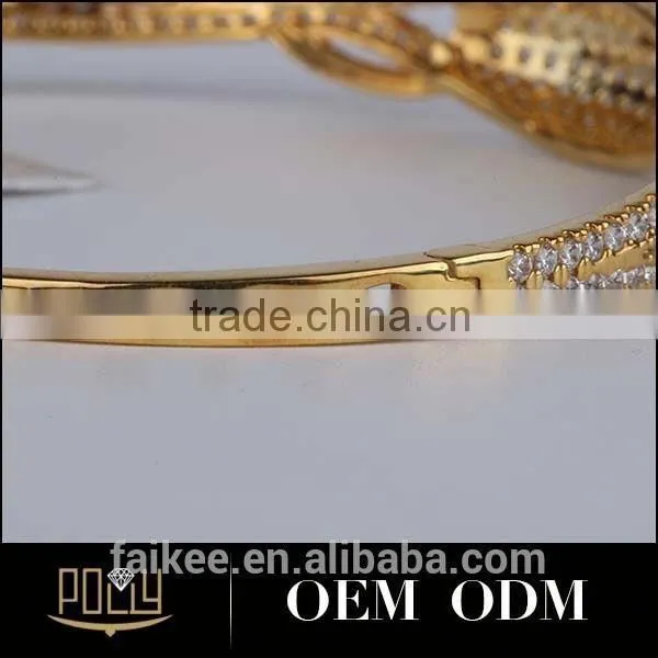 Factory Direct Sale 925 Sterling Silver Dubai Gold Jewelry Set photo-4