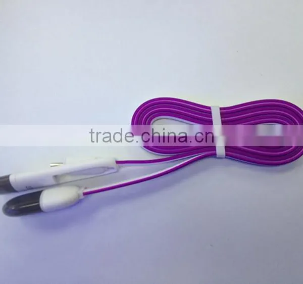 Multifunction Flat 2-in-1 Micro USB Cable photo-2