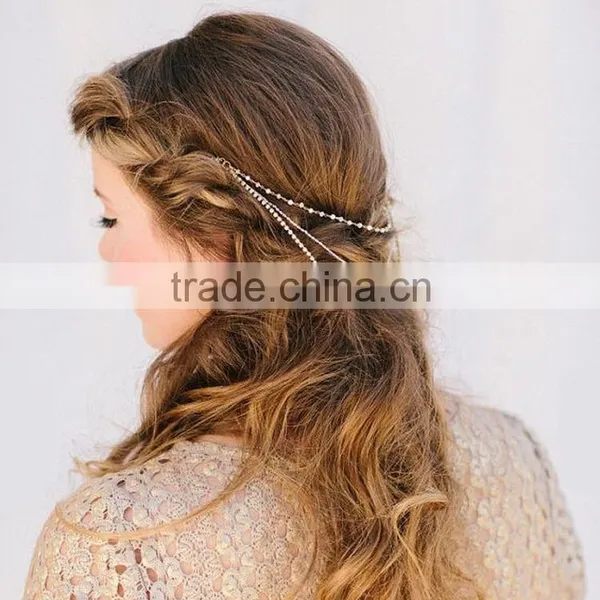 Wholesale Hot Selling Fashion Jewelry Hair Head Beading Chain photo-3