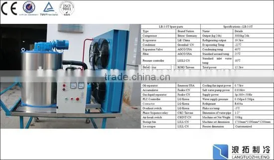 CE,ISO9001 Approval Industrial Sea Water Flake Ice Maker photo-2