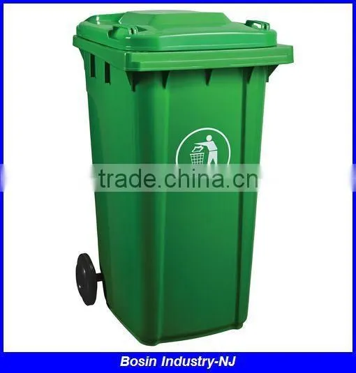 Hot Sale Plastic 120 Liter Outdoor Waste Bin