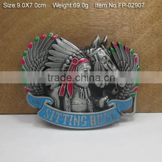 Custom Brand Name Buckle Plate Metal Belt BuckleCross Belt Buckle With Rhinestones photo-5