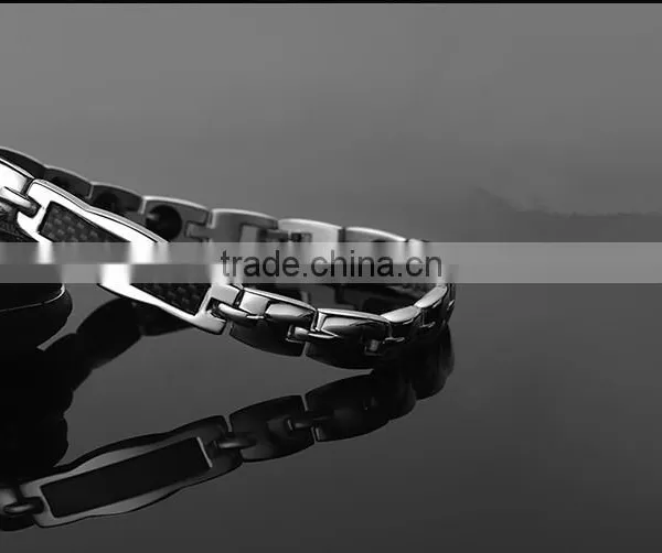 Fashion Power Men's Germanium Negative Ion Bio Energy Bracelet photo-6