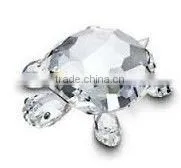 Carved Crystal Turtle Figurine