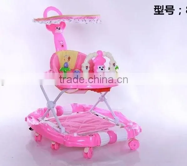 Baby in a Walker/baby Walker With 8 Swivel Wheels/rolling Baby Walker photo-3