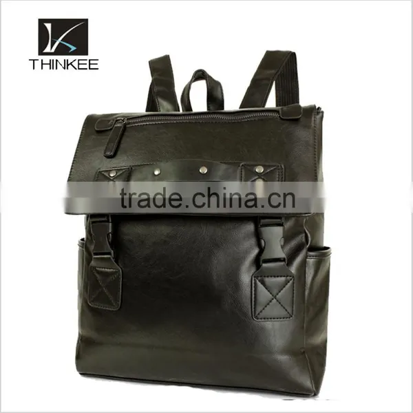 Old Style Cool Element Export Custom Leather Backpack Bags photo-2