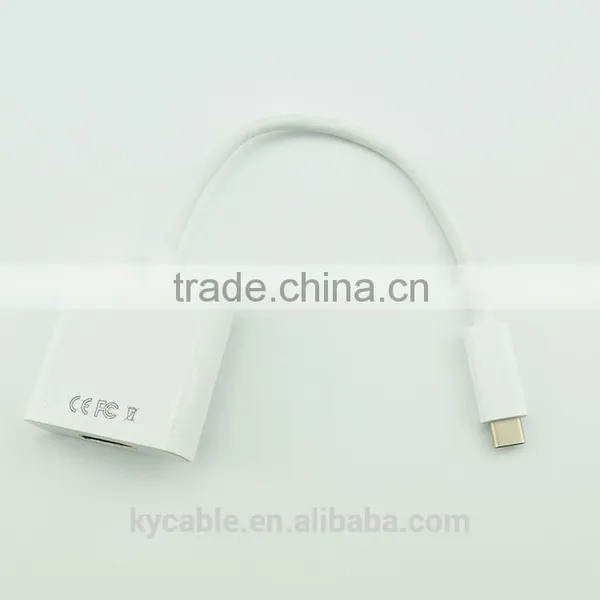 High Performance White Usb 3.1 Type c Hub With Usb Male to Hdmi Female Adapter photo-5