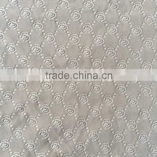 New Style 3D Embossed Flock Fabric for Upholstery, Cushion, Bag photo-2